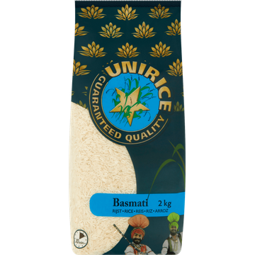 Unirice Basmati Rijst 2 kg bij Jumbo | Flickmyhouse