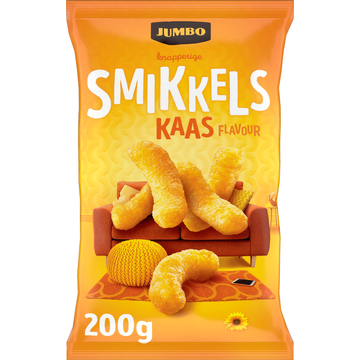 Jumbo Knapperige Smikkels Kaas Flavour 200 g Aanbieding bij Jumbo | 2e halve prijs | Flickmyhouse
