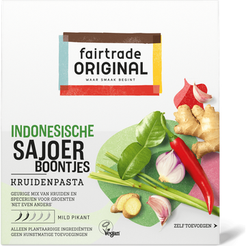 Fairtrade Original Indonesische Sajoer Kruidenpasta 75 g bij Jumbo | Flickmyhouse
