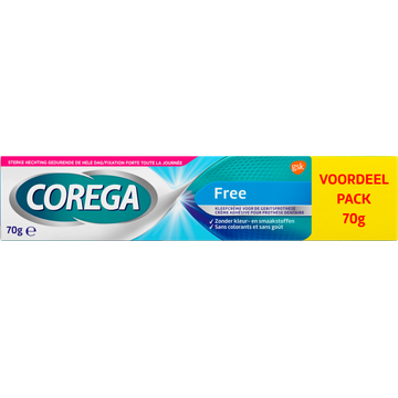 Corega Free Kleefcreme voor het kunstgebit 70 g bij Jumbo | Flickmyhouse