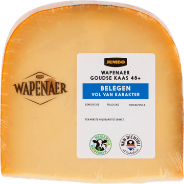 Wapenaer Goudse Kaas Belegen 48+ Stuk ca. 402 g bij Jumbo | Flickmyhouse