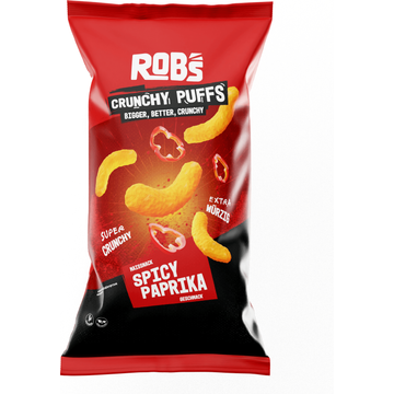 Rob's CrunchyPuffs Spicy Paprika 130g bij Jumbo | Flickmyhouse