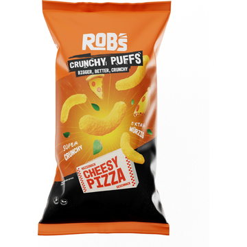 Rob's CrunchyPuffs Cheesy Pizza 130g bij Jumbo | Flickmyhouse