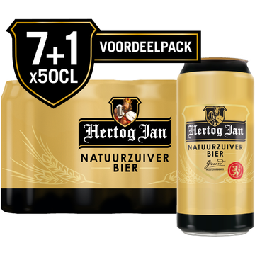 Hertog Jan Pilsener Blik 7+1 x 500ML bij Jumbo | Flickmyhouse