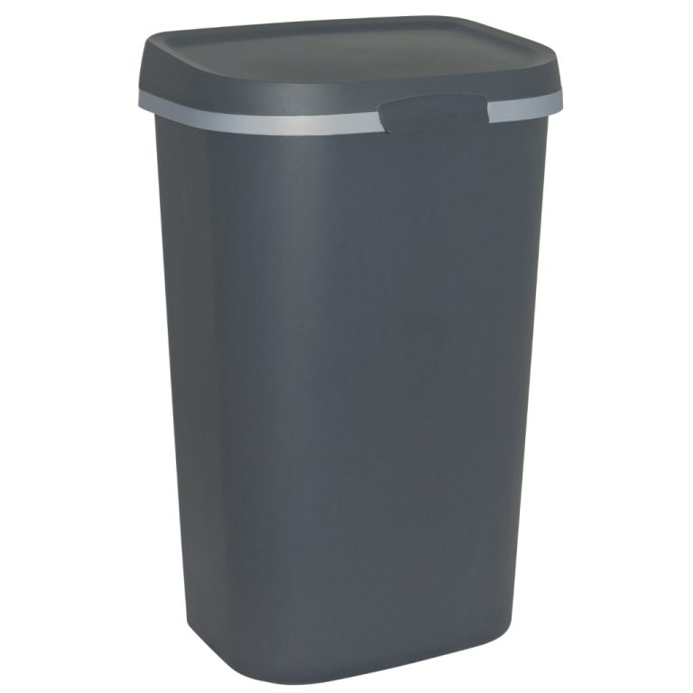 Curver Mistral Flat Afvalbak 50L Antraciet | Kopen bij Flickmyhouse