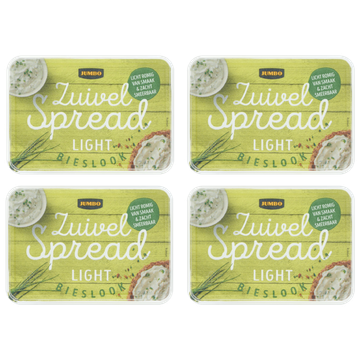 Jumbo Zuivel Spread Light Bieslook 4 x 200g | Flickmyhouse