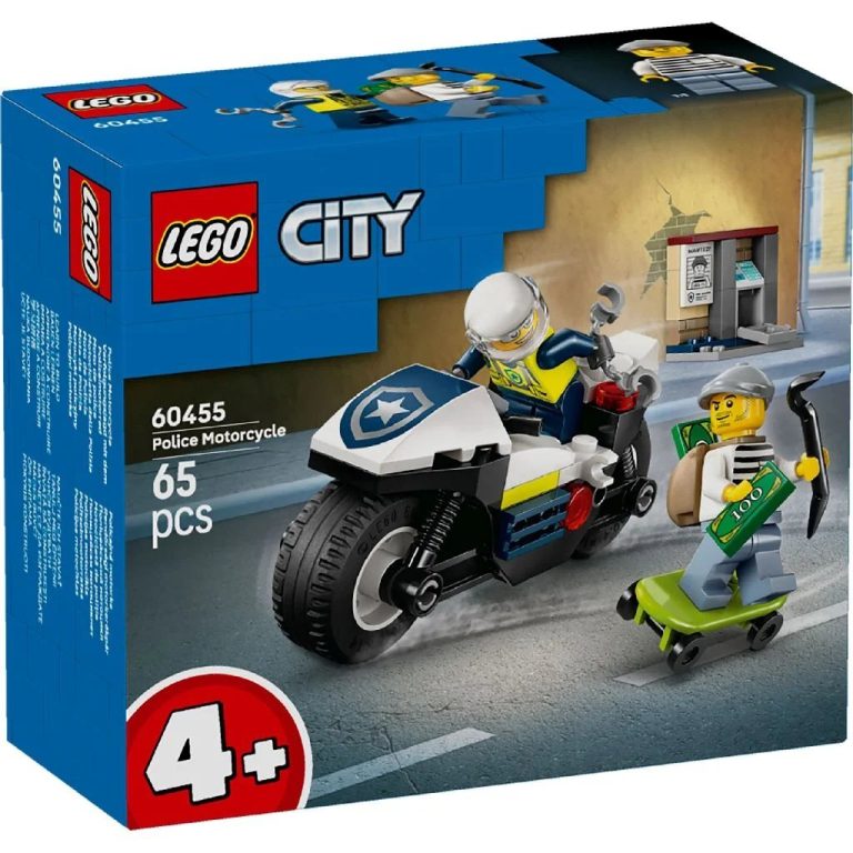 Lego City 60455 Achtervolging op Politiemotor | Kopen bij Flickmyhouse