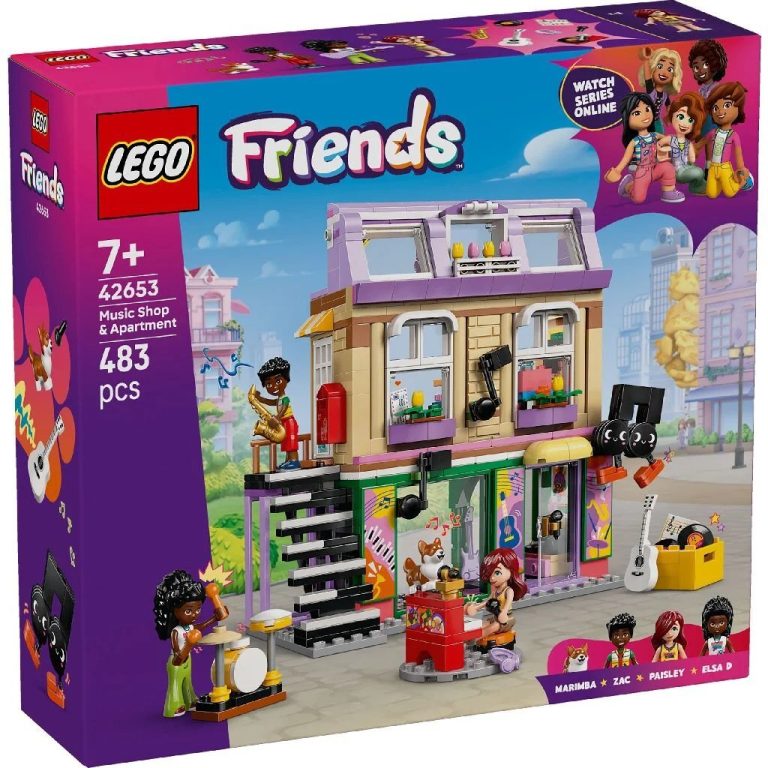 Lego Friends 42653 Muziekwinkel en Appartement | Kopen bij Flickmyhouse