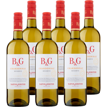 Barton & Guestier Reserve Chardonnay 6 x 750ML zonder doos bij Jumbo | Flickmyhouse