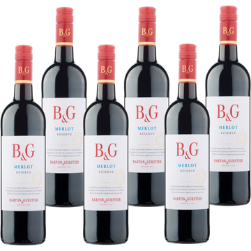 Barton & Guestier Reserve Merlot 6 x 750ML zonder doos bij Jumbo | Flickmyhouse