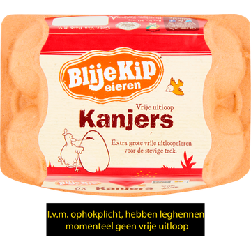 Blije Kip Eieren Vrije Uitloop Kanjers 6 Stuks bij Jumbo | Flickmyhouse