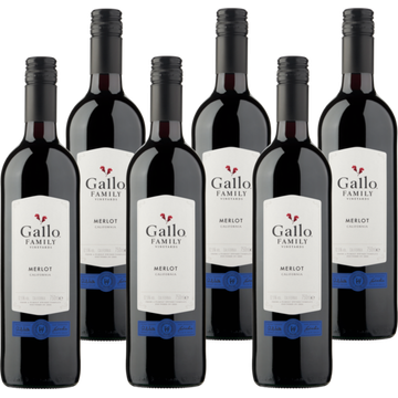 Gallo Merlot 6 x 750ML zonder doos bij Jumbo | Flickmyhouse