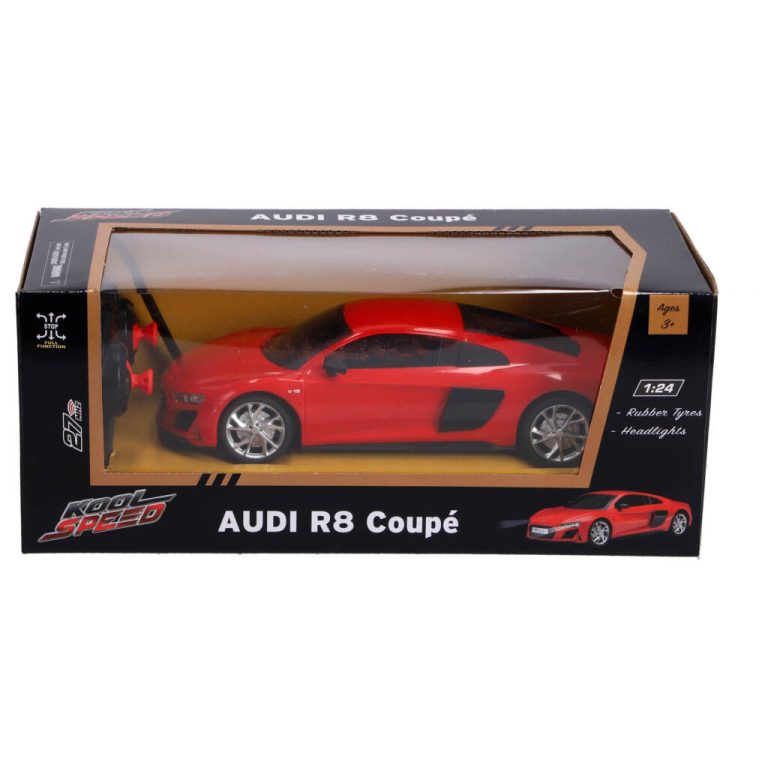 RC Audi R8 Coup&eacute; 1:24 + Licht Rood | Kopen bij Flickmyhouse