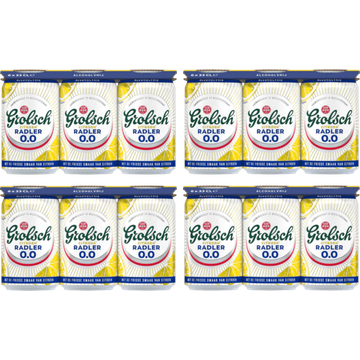 Grolsch Citroen Radler 0.0% Alcoholvrij Blik 4 x 6 x 330ML bij Jumbo | Flickmyhouse