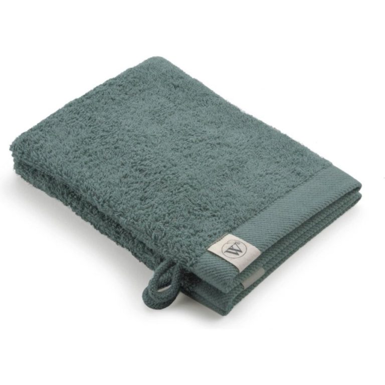 Walra Washand 16x21 cm 2 Stuks Gerecycled Katoen/Donkergroen | Kopen bij Flickmyhouse