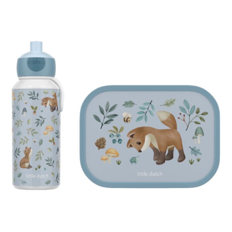 Mepal Little Dutch Forest Friends Lunchset Blauw | Kopen bij Flickmyhouse