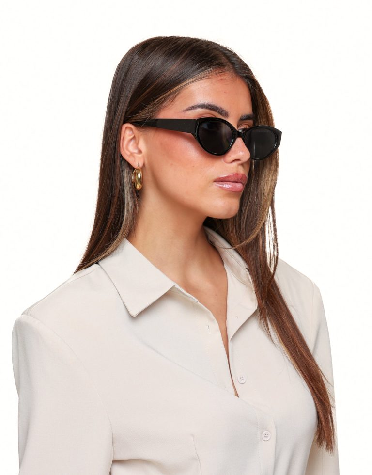 Zwarte Cat Eye - Zonnebril | Olivia & Kate