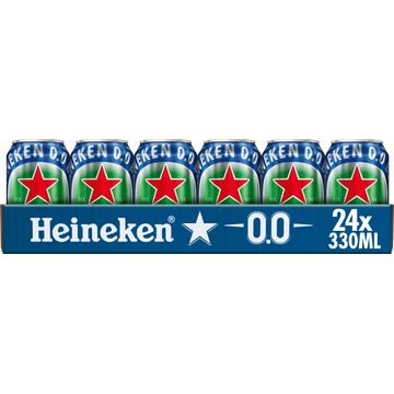 Heineken Premium Pilsener 0.0% Blik 4 x 6 x 330ML bij Jumbo | Flickmyhouse