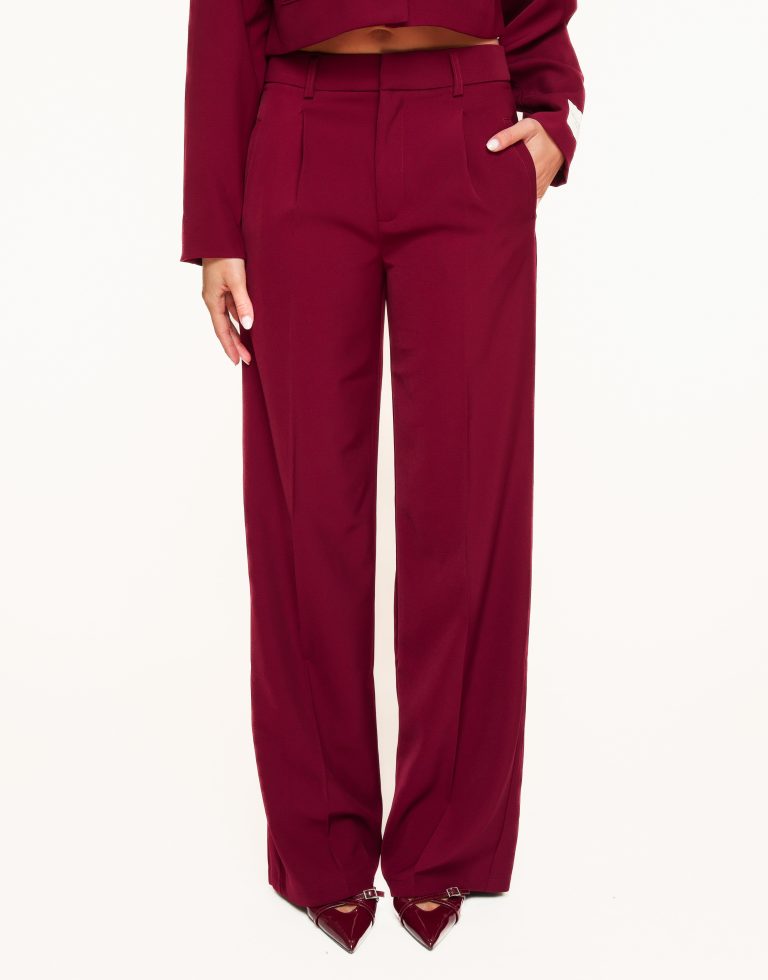 Burgundy Rode STUDIO - Pantalon | Olivia & Kate