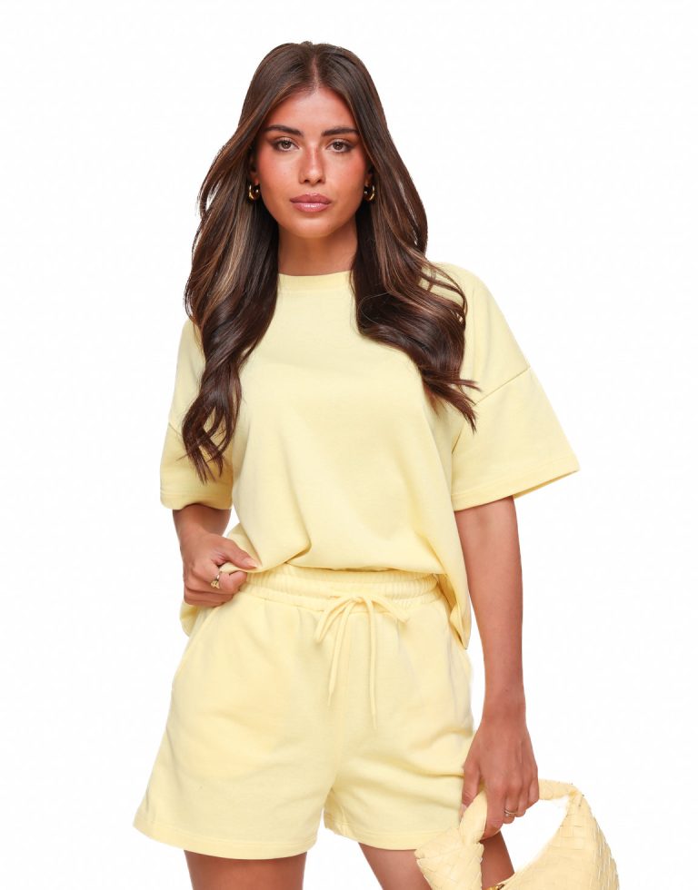 Lichtgele Zomerse Joggings SS - Sweater | Olivia & Kate