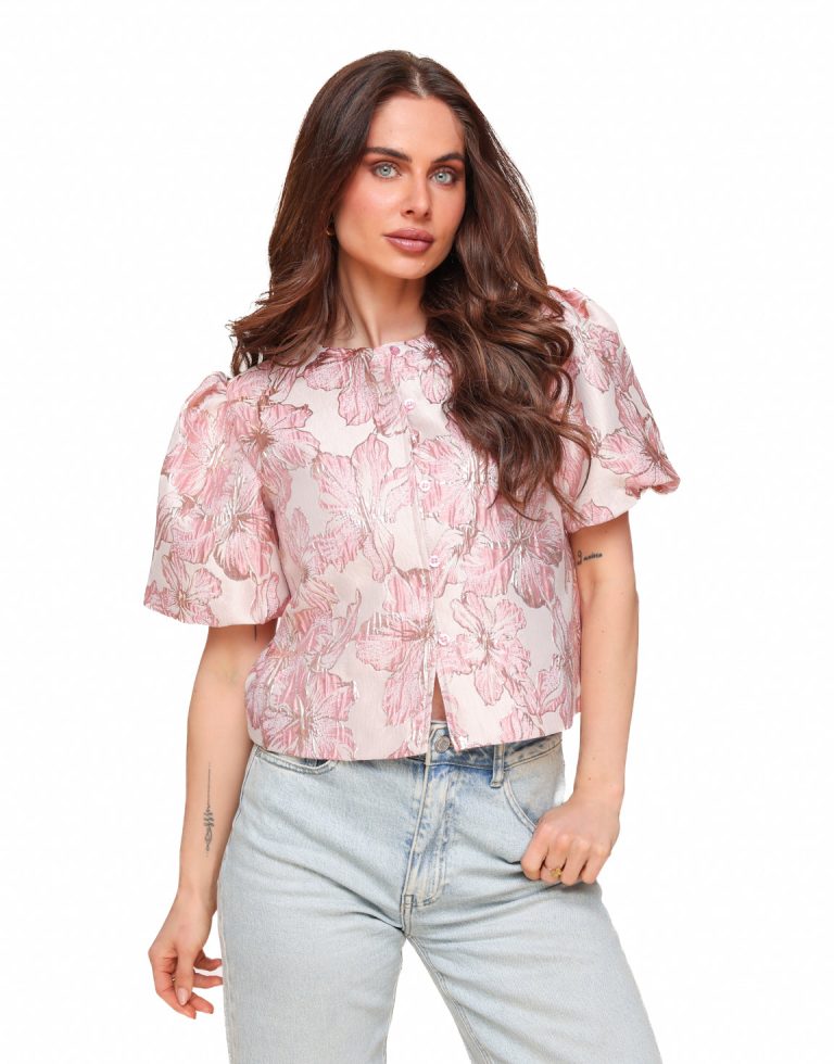 Lichtroze Statement Print - Top | Olivia & Kate