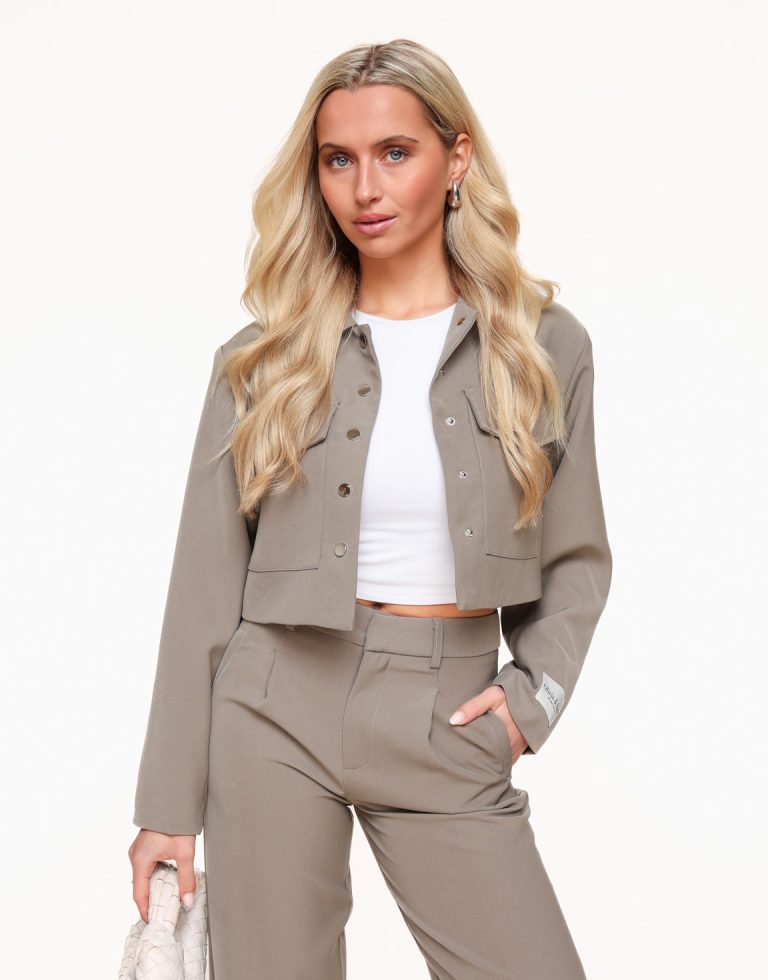 Taupe STUDIO Cropped - Jasje | Olivia & Kate