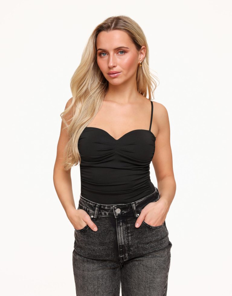 Zwarte Basic Aangesloten - Body | Olivia & Kate