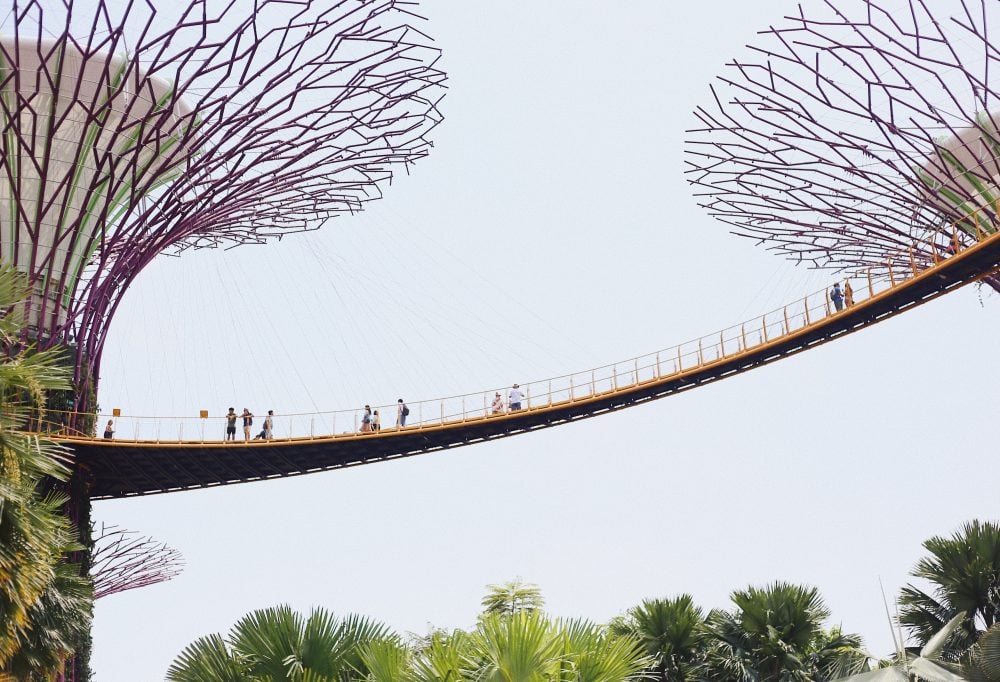 Wandelen in Gardens by the Bay