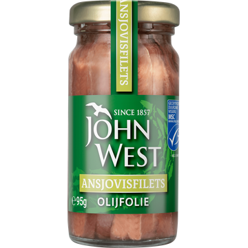 John West Ansjovis in Olijfolie 95g bij Jumbo | Flickmyhouse