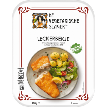 De Vegetarische Slager Leckerbekje 180 g bij Jumbo | Flickmyhouse