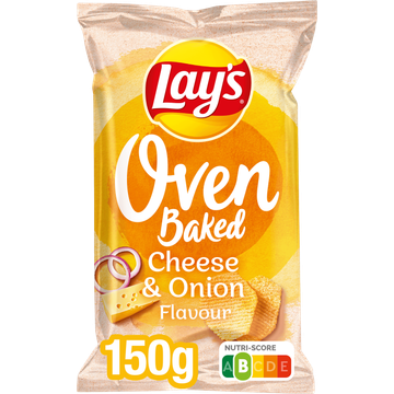Lay's Oven Baked Cheese Onion Chips 150 gr bij Jumbo | Flickmyhouse