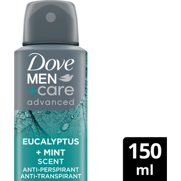 Dove Men+Care Advanced AntiTranspirant Deodorant Spray Eucalyptus + Mint 150 ml bij Jumbo | Flickmyhouse