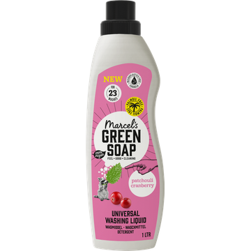 Marcel's Green Soap universeel wasmiddel Patchouli & Cranberry 23 Wasbeurten bij Jumbo | Flickmyhouse