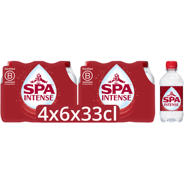 SPA INTENSE Bruisend Natuurlijk Mineraalwater 4 x 6 x 33 cl bij Jumbo | Flickmyhouse