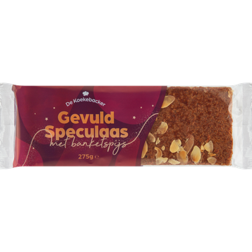De Koekebacker Gevuld Speculaas met Banketspijs 275 g bij Jumbo | Flickmyhouse