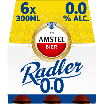Amstel Radler Citroen 0.0 Bier Fles 6 x 300ml bij Jumbo | Flickmyhouse
