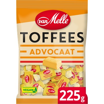 Van Melle Toffees met Advocaatsmaak 225 g bij Jumbo | Flickmyhouse