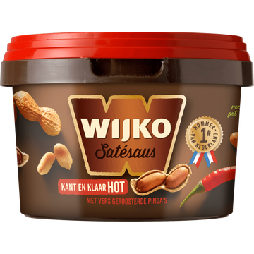 Wijko Satesaus Hot Kant en Klaar 520 g bij Jumbo | Flickmyhouse