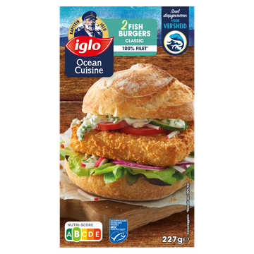 Iglo Fish Burger Classic 227g bij Jumbo | Flickmyhouse