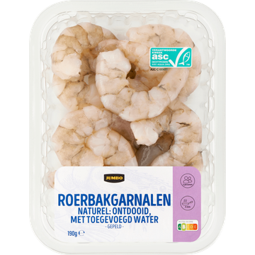 Jumbo Roerbakgarnalen Naturel 190 g | Flickmyhouse