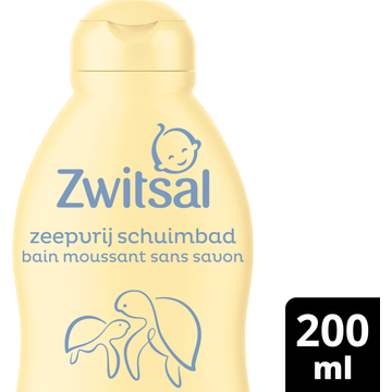 Zwitsal Zeepvrij Schuimbad Baby 200 ml bij Jumbo | Flickmyhouse