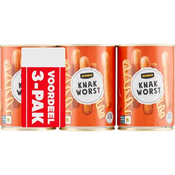 Jumbo Knakworst 3 x 10 Stuks | Flickmyhouse