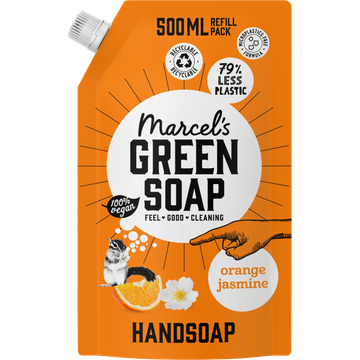 Marcel's Green Soap Orange Jasmine Handzeep Refill Pack 500 ml bij Jumbo | Flickmyhouse