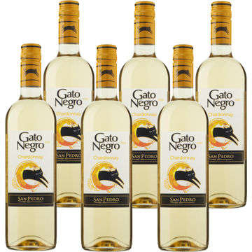 Gato Negro Chardonnay 6 x 750 ml bij Jumbo | Flickmyhouse