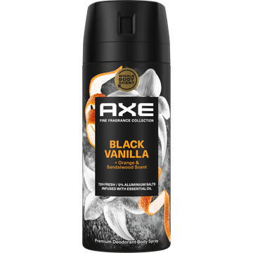 AXE Fine Fragrance Collection Premium Deodorant Bodyspray Black Vanilla 150 ml bij Jumbo | Flickmyhouse