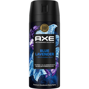 AXE Fine Fragrance Collection Premium Deodorant Bodyspray Blue Lavender 150 ml bij Jumbo | Flickmyhouse
