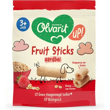 Olvarit UP! Fruit Stick Aardbei 3 jaar+ 30g bij Jumbo | Flickmyhouse