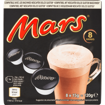 Mars Cacaopoeder 8 x 15 g bij Jumbo | Flickmyhouse