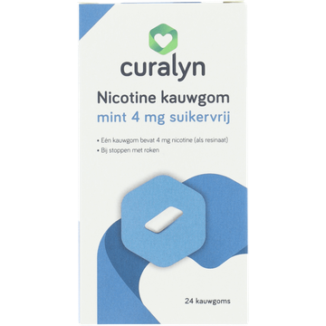 Curalyn Nicotine Kauwgom 4mg 24 Stuks bij Jumbo | Flickmyhouse