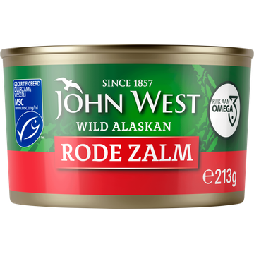 John West Wilde Rode Zalm 213g bij Jumbo | Flickmyhouse